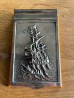 Memohouder | verzilverd met reliëf | 1950-1999, Ophalen of Verzenden
