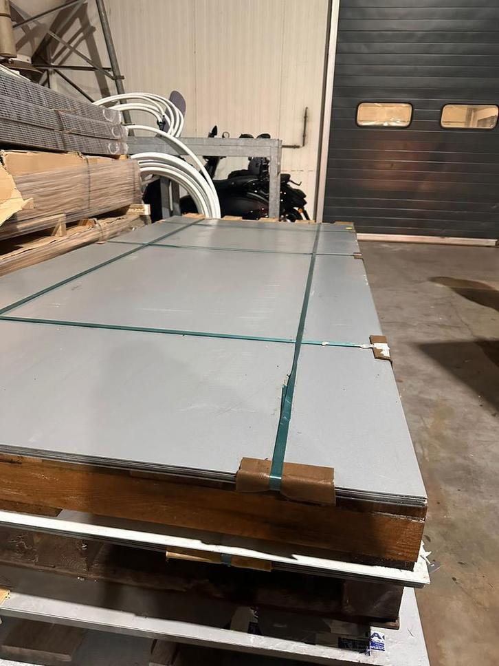 Grote partij NIEUWE Aluzink platen beplating, Doe-het-zelf en Verbouw, Platen en Panelen, Nieuw, Overige materialen, Minder dan 20 mm