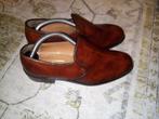 van bommel royal shoes Instappers echt leder maat 42, Ophalen of Verzenden, Zo goed als nieuw, Bruin, Loafers
