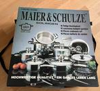 Nieuw in doos 16 delig Solingen pannenset, Huis en Inrichting, Ophalen, Nieuw, Rvs, Pannenset