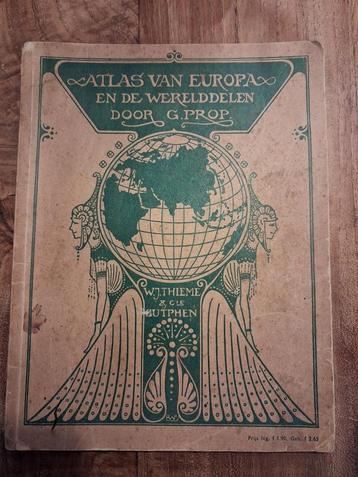 Atlas van Europa en Werelddelen - G. Prop beschikbaar voor biedingen