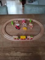 Houten treinsetje EverEarth incl opbergzak, Kinderen en Baby's, Speelgoed | Houten speelgoed, Ophalen of Verzenden, Zo goed als nieuw