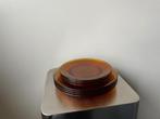 Vintage French Duralex plates set 8x brown, Ophalen, Bord(en), Overige stijlen, Glas