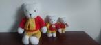 Rupert Bear Knuffel Set 3 stuks- 1992, Ophalen of Verzenden, Gebruikt, Stoffen beer, Overige merken