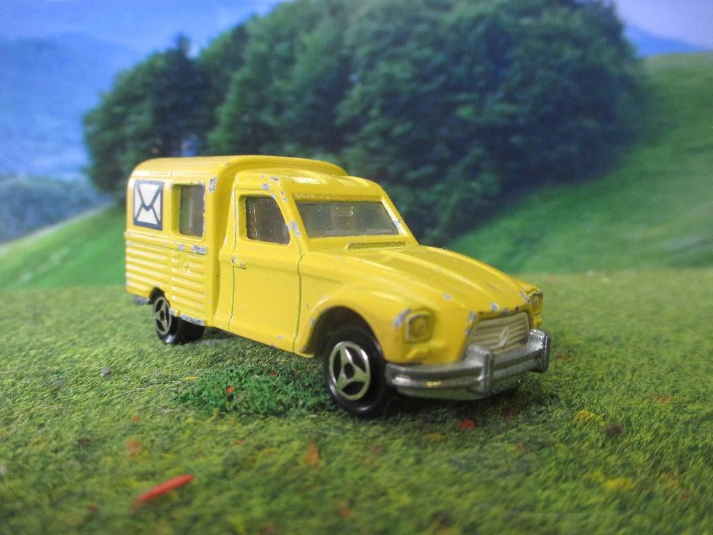 1:60 Citroen Acadiane POST - Majorette Dyane, Ophalen of Verzenden, Gebruikt, Auto