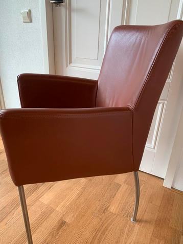 Cabana - Leren Eetkamerstoel (per stuk 450,-) beschikbaar voor biedingen