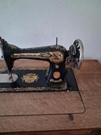 Antiek Singer naaimachine met gietijzeren onderstel, Antiek en Kunst, Ophalen of Verzenden