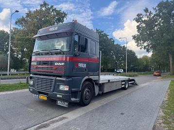 DAF 95.380 Spacecab, Handgeschakeld, oprijbak (bj 2001) beschikbaar voor biedingen