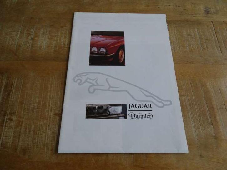 Jaguar - Daimler Folder - Brochure - Nederlands - Druk 1987, Boeken, Auto's | Folders en Tijdschriften, Gelezen, Overige merken