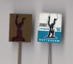 Rotterdam Zadkine monument speldjes, Verzamelen, Speldjes, Pins en Buttons, Gebruikt, Niet vindbaar, Niet vindbaar, Speldje of Pin