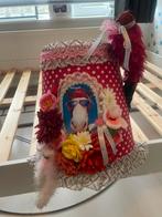 Lampenkap voor staande lamp rood met wite stippen., Huis en Inrichting, Ophalen, Rond, Zo goed als nieuw, 50 cm of meer