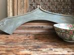 Oud houten ornament landelijk Brocante sleets imperfect, Antiek en Kunst, Curiosa en Brocante, Ophalen of Verzenden