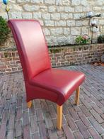 Kamer stoel leer 6 stuks, Huis en Inrichting, Ophalen, Rood, Leer