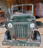 Vintage Metalen Jeep Model - Decoratief, Ophalen of Verzenden