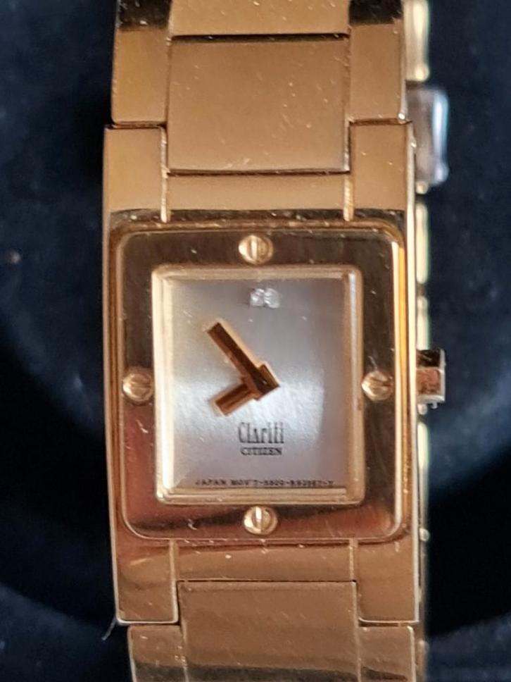 Citizen Gouden Dameshorloge, Sieraden, Tassen en Uiterlijk, Horloges | Dames, Gebruikt, Polshorloge, Overige merken, Goud, Goud