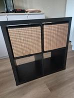 Kallax kast zo goed als nieuw met 2 bakken, Huis en Inrichting, Kasten | Boekenkasten, Ophalen, Met plank(en), Kunststof, 100 tot 150 cm