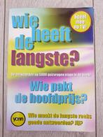 Quizboek Wie heeft de langste?, Vijf spelers of meer, Ophalen of Verzenden, Zo goed als nieuw, Yorin