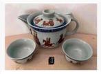 Chinees 3-delig servies theepot, 13 x 7 cm, 2 kommen, Antiek en Kunst, Ophalen of Verzenden