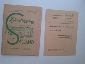 SALLAND DIENSTREGELING INGAANDE - 9 MEI 1948 beschikbaar voor biedingen