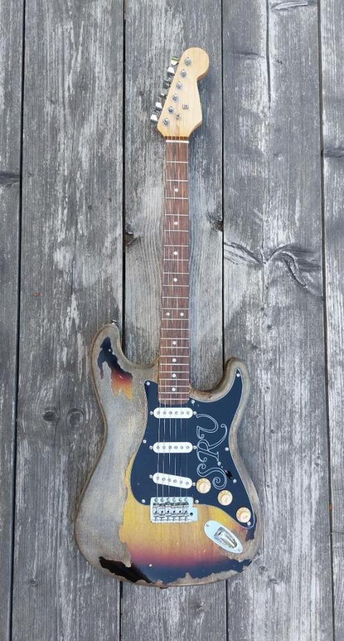 Stratocaster Relic SRV slagplaat, Muziek en Instrumenten, Snaarinstrumenten | Gitaren | Elektrisch, Gebruikt, Solid body, Overige merken