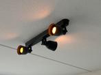 Ikea hektar plafondrail 3 spots, Ophalen of Verzenden, Zo goed als nieuw, Metaal of Aluminium