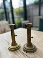 2x Franse Schuifkandelaars, Antiek en Kunst, Antiek | Kandelaars, Ophalen