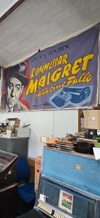 Film Banner/poster hand geschilderd op canvas 1958, Verzamelen, Ophalen of Verzenden, Poster