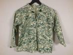 Apart groen cremekleurig hippieshirt.Mt 146, Meisje, ., Ophalen of Verzenden, Zo goed als nieuw