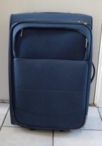 KOFFER MIDDENMAAT DONKER BLAUW HANDIGE TUSSENMAAT, Sieraden, Tassen en Uiterlijk, 60 tot 70 cm, Ophalen of Verzenden, Zo goed als nieuw