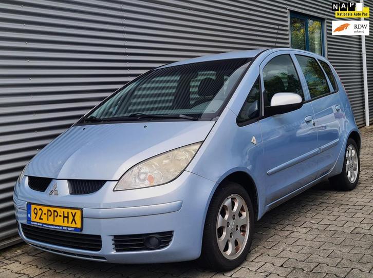 Mitsubishi Colt 1.3 Inform Cool Pack Plus 5drs 09-2004 Blauw, Auto's, Mitsubishi, Bedrijf, Te koop, Colt, ABS, Airbags, Airconditioning