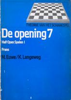 Euwe & Langeweg: De opening 7, Ophalen of Verzenden, Gelezen, Denksport