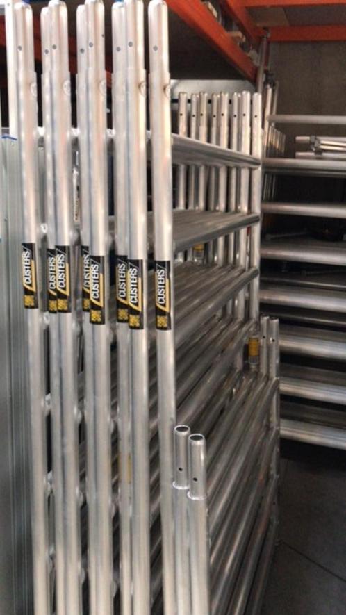 Nieuwe CUSTERS steiger 10m WH €2850 ex BTW 8 platformen!!!, Doe-het-zelf en Verbouw, Steigers, Nieuw, Rolsteiger of Kamersteiger