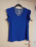 Blouse kobalt blauw. Maat 44, Blauw, Maat 42/44 (L), Ophalen of Verzenden, Zo goed als nieuw