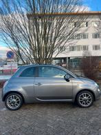 Fiat 500 1.2 C 2009 Grijs & Panorama dak, Auto's, Fiat, 4 cilinders, 840 kg, Leder en Stof, Handgeschakeld