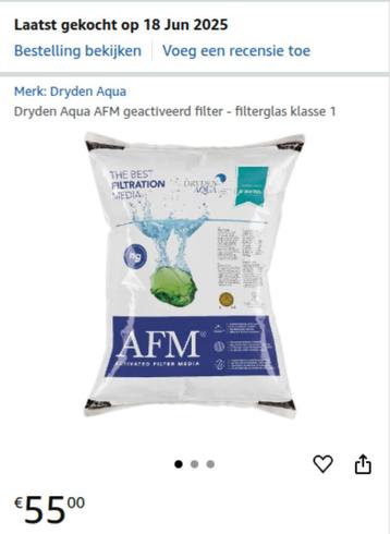 Dryden Aqua AFM geactiveerd - filterglas klasse 1 - 21KG beschikbaar voor biedingen
