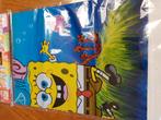 Spongebob tafelkleed nr T662, Ophalen of Verzenden, Nieuw, Versiering, Verjaardag