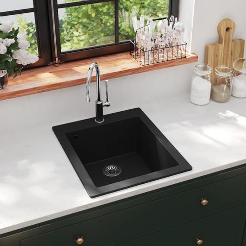 Spoelbak opbouw enkele bak graniet, Huis en Inrichting, Keuken | Keukenelementen, Nieuw, Verzenden
