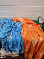omslagdoeken blauw en oranje, Ophalen of Verzenden, 'T Olde Gre-j, Info@toldegrej.nl, Endepoelstraat 20f Didam