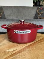 Le Creuset gietijzeren braadpan 24 cm – Rhône, Ophalen of Verzenden, Nieuw, Gietijzer, Koekenpan of Braadpan