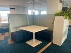 SET Leren wachtkamerbank / eetbank met eetafel , 2 sets, Gebruikt, Minder dan 75 cm, 150 tot 200 cm, Hoekbank