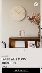 Wandklok NIEUW, Ophalen of Verzenden, Nieuw, Wandklok