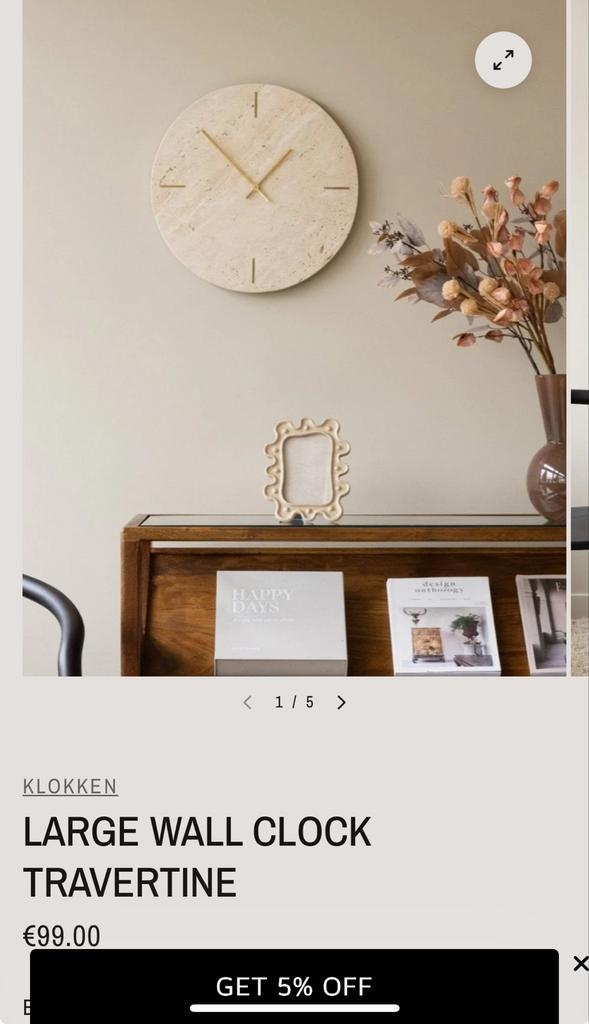 Wandklok NIEUW, Huis en Inrichting, Woonaccessoires | Klokken, Nieuw, Wandklok, Ophalen of Verzenden