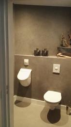 Betonstuc toilet ruimte, nieuw / renovatie, Garantie, Stucwerk