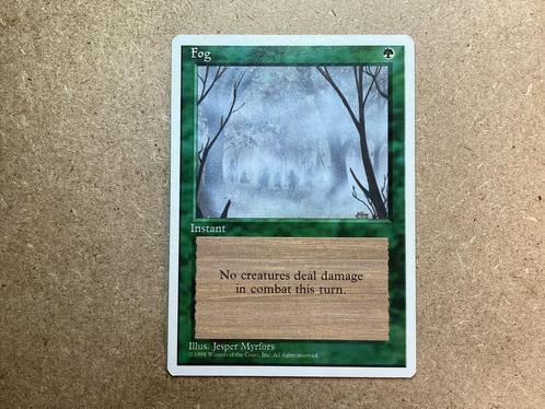 1x Fog (Excellent), Hobby en Vrije tijd, Verzamelkaartspellen | Magic the Gathering, Zo goed als nieuw, Losse kaart, Ophalen of Verzenden