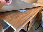 Ikea 2x werkblad eiken hoek (keuken) (lengte 5045mm), Doe-het-zelf en Verbouw, Hout en Planken, Ophalen, 25 tot 50 mm, Eiken, Zo goed als nieuw