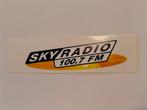 Skyradio 100.7 FM vintage logo sticker Radio muziek, Verzenden, Gebruikt