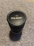 Soligor Zoomlens met lederen koker, Ophalen of Verzenden, Gebruikt, Telelens, Zoom