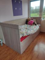 handgemaakt houten bed, Huis en Inrichting, Slaapkamer | Bedden, 80 cm, Gebruikt, Eenpersoons, Hout
