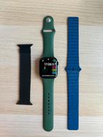 Apple Watch Serie 7 45 mm 91% batterij + 2 bandjes, Groen, Hartslag, Ophalen of Verzenden, Apple