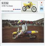 Ma71 motorkaart suzuki 125 rm   ---, Ophalen of Verzenden, Zo goed als nieuw, Motoren
